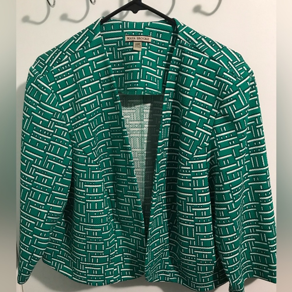 Firm! Women’s Green Blazer Size 20W
